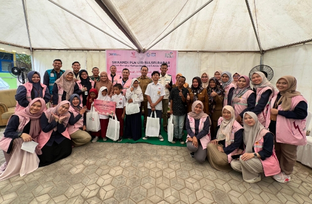 Rayakan Hari Anak Nasional, Srikandi PLN Bantu SLB Kalemandalle