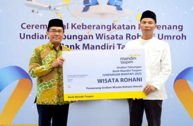 Menang Undian! 8 Pasangan Nasabah Bank Mandiri Taspen Diberangkatkan Umrah