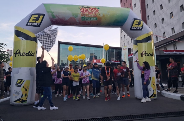 Semarak Prodia HFC di Makassar, Fun Run Bareng Komunitas-Check Up Kesehatan Gratis