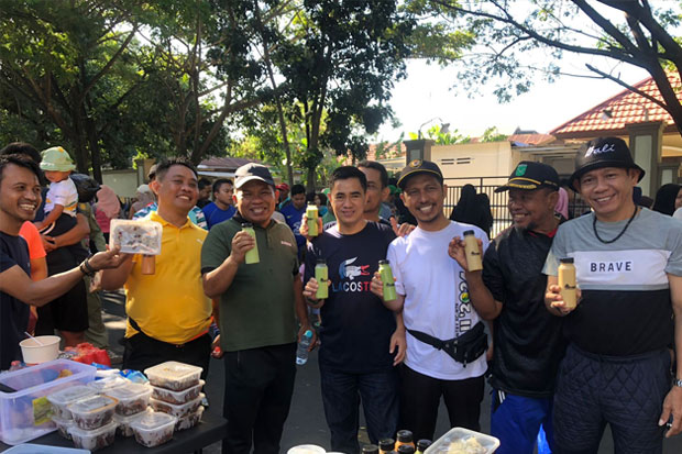 Hadiri Car Free Day, Pj Bupati Jeneponto Perkenalkan Produk UMKM Lokal