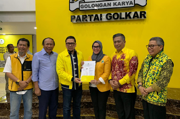 Tinggalkan Ketua DPD, Golkar Usung Andi Ina-Abustan di Pilkada Barru 2024