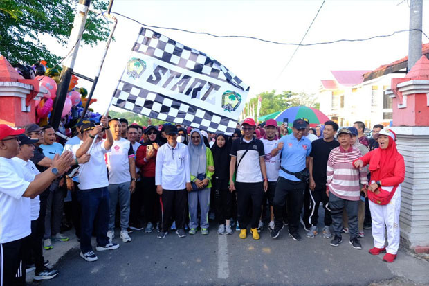 Diikuti 20 Ribu Peserta, Jalan Santai Pemkab Gowa Bertabur Hadiah