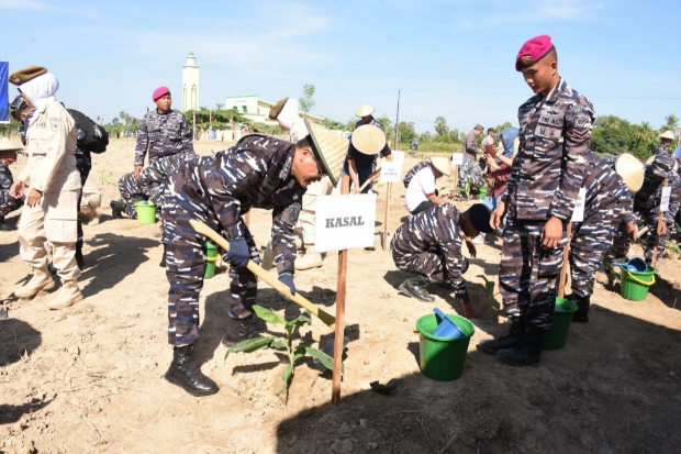 Program Ketahanan Pangan Lantamal VI Menyasar Wilayah Gowa