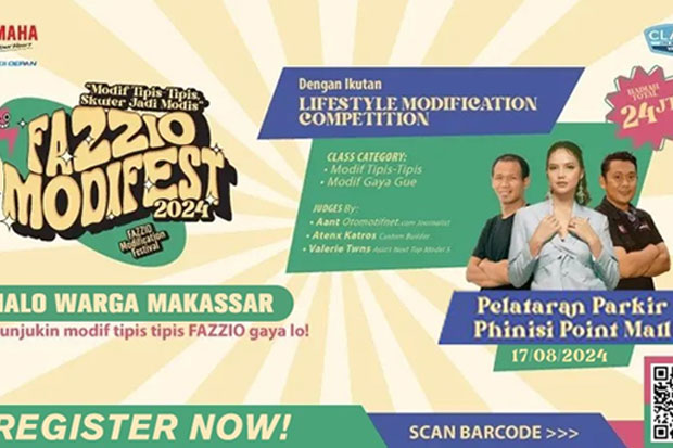 Ajang Modifikasi Terbesar se-Indonesia Fazzio Modifest 2024 Hadir di Makassar