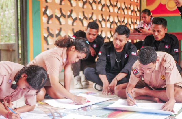 Lomba Menggambar Semarakkan Baksos Astra Motor & Komunitas CBR di SLB