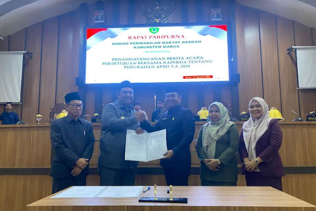 APBD Perubahan 2024 Kabupaten Maros Turun Rp4 Miliar