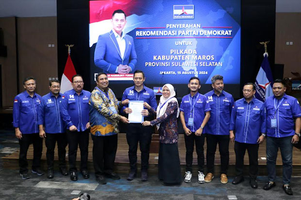 Partai Demokrat Serahkan Dukungan B1-KWK ke Chaidir-Suhartina