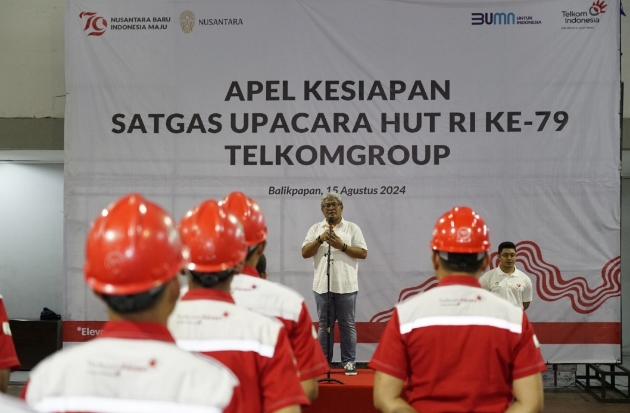 Sukseskan HUT ke-79 RI di IKN, Telkom Siagakan 200 Personil & Infrastruktur Canggih