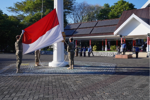 Sekprov Sulsel jadi Irup di Upacara Hari Kemerdekaan RI ke 79 Tahun