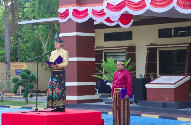 Kemeriahan Upacara Peringatan HUT ke-79 RI di Kantor Imigrasi Polman