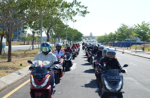 Rayakan HUT ke-79 RI, Astra Motor Sulsel Gelar City Rolling Convoy Merdeka