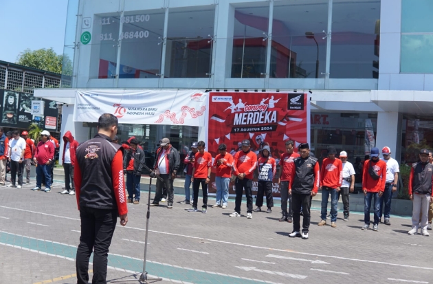 Rolling City Convoy Merdeka, Cara Asmo Sulsel Tingkatkan Semangat Nasionalisme Komunitas Honda