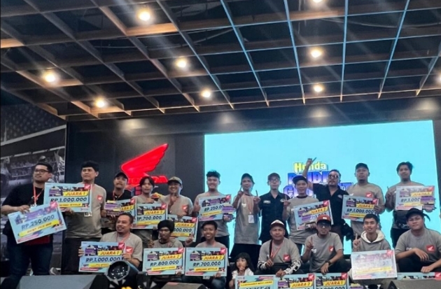 Honda Modif Contest 2024 di Makassar Berakhir, Ini Daftar Juaranya