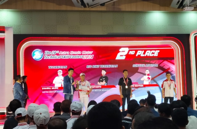 Teknisi Astra Motor Sulsel Sabet Juara 2 di Ajang AHM-TSC