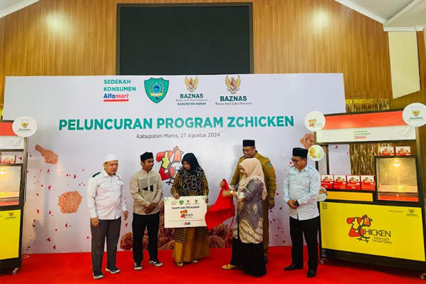 Baznas Maros Launching Program Zchicken, Tersebar di 9 Kecamatan