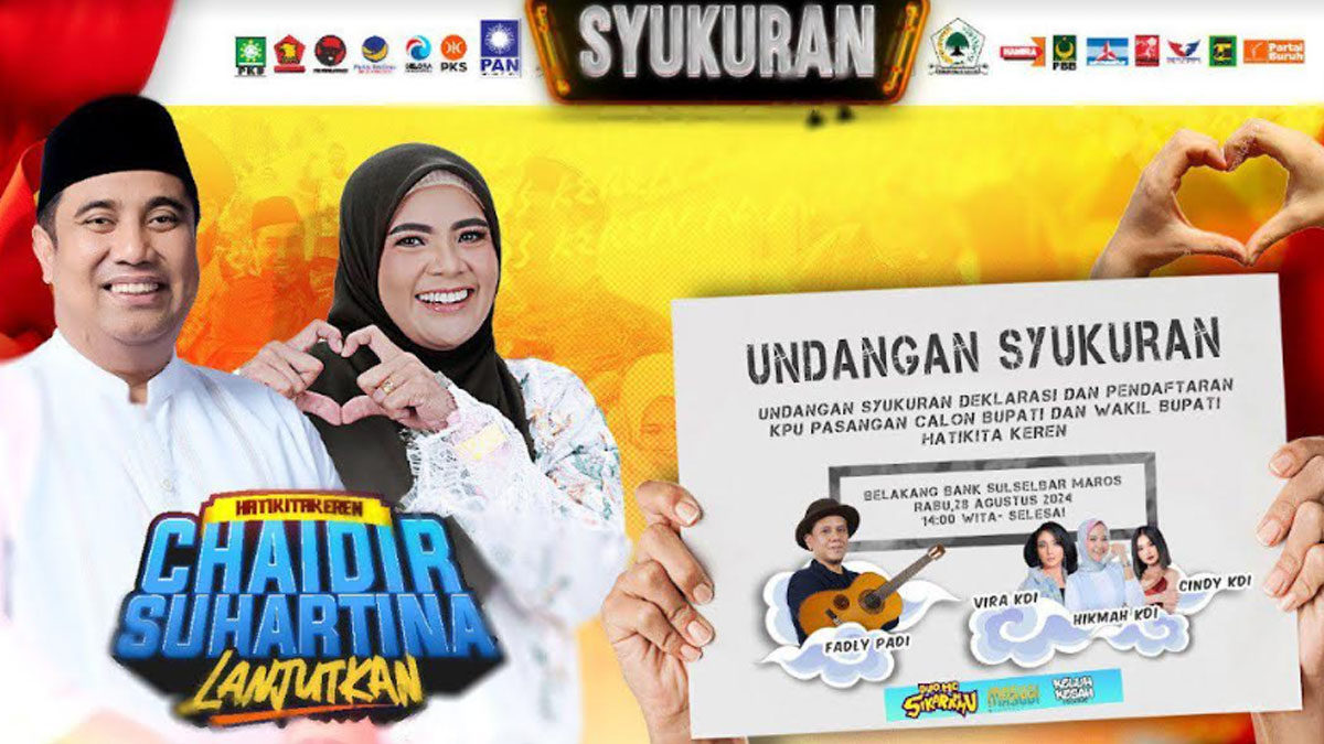 Mendaftar ke KPU, Pasangan Chaidir-Suhartina Akan Diantar 500 Orang Simpatisan