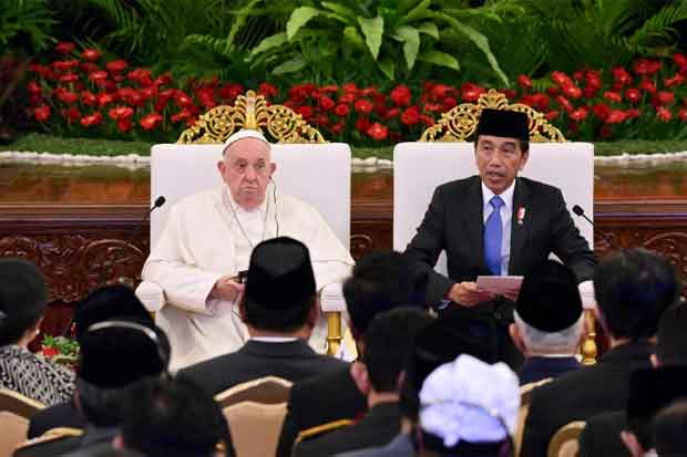 Jokowi dan Paus Fransiskus Serukan Toleransi dan Perdamaian