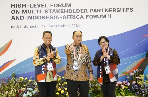 Menkominfo RI Apresiasi Telkom Sukseskan Event Internasional HLF MSP & IAF 2024