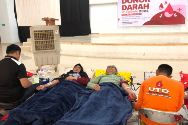 Polipangkep Laksanakan Donor Darah dalam Rangkaian Dies Natalis ke-36