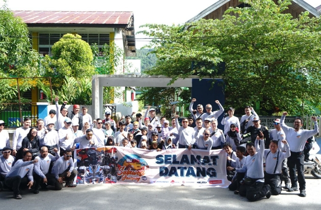 Aksi Sosial Warnai Honda Big BOS Sulawesi Journey 2