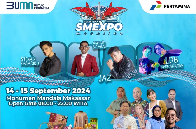 Yuk Ramaikan SMEXPO 2024 di Makassar! Ada Pameran UMKM Binaan Pertamina & Hiburan Seru