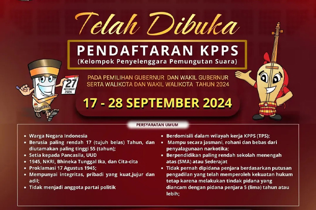 Pendaftaran Dibuka! KPU Makassar Butuh 13.139 KPPS untuk Pilwalkot 2024