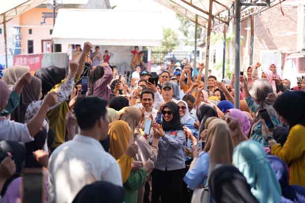 Husniah- Darmawangsyah Kumpul Bareng Milenial Gowa di Talkshow Hati Damai Mendengar