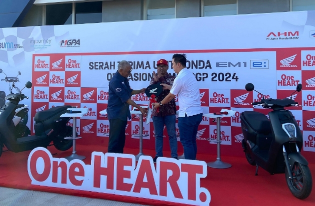 Perdana! Motor Listrik Honda Resmi Dukung MotoGP Mandalika