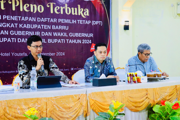 KPU Barru Tetapkan 139.037 DPT untuk Pilkada 2024