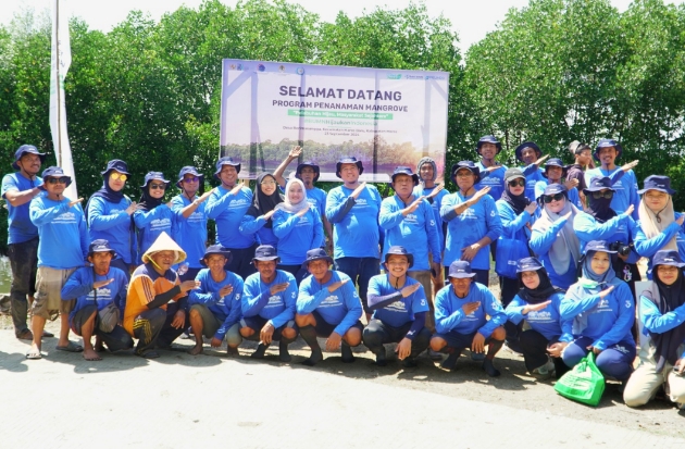 Jaga Ekosistem Laut, SPJM Tanam 45.000 Bibit Mangrove