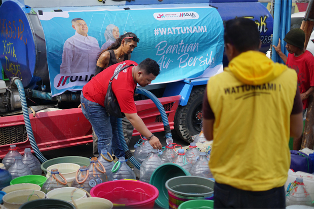 Appi-Aliyah Sudah Salurkan 115.000 Liter Air Bersih untuk Atasi Krisis di Makassar