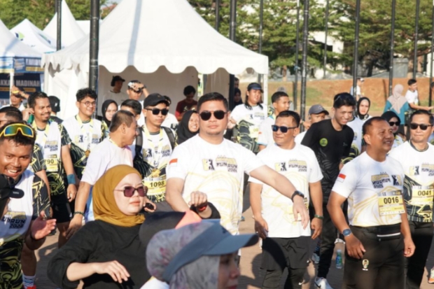 Hadiri Adhyaksa Gowa Fun Run, Adnan Kenalkan Jogging Track Lapangan Syekh Yusuf