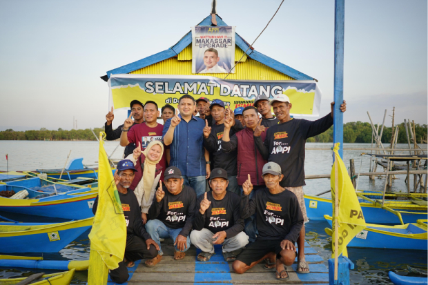 Perbaiki Dermaga dan Perahu, Warga Nelayan Tallo Ucapkan Terimakasih ke Appi