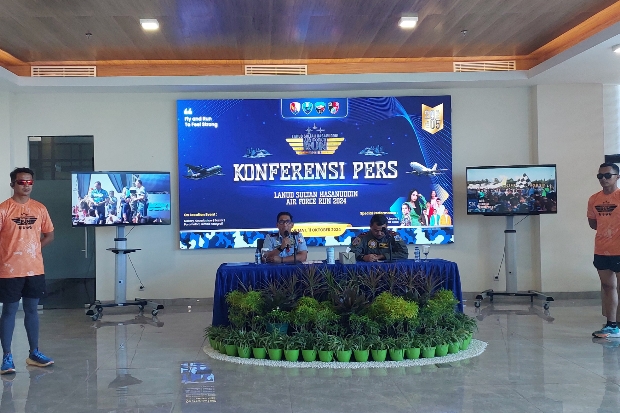 Air Force Run 2024, Lanud Hasanuddin Manjakan Pelari dengan Berlari di Hanggar