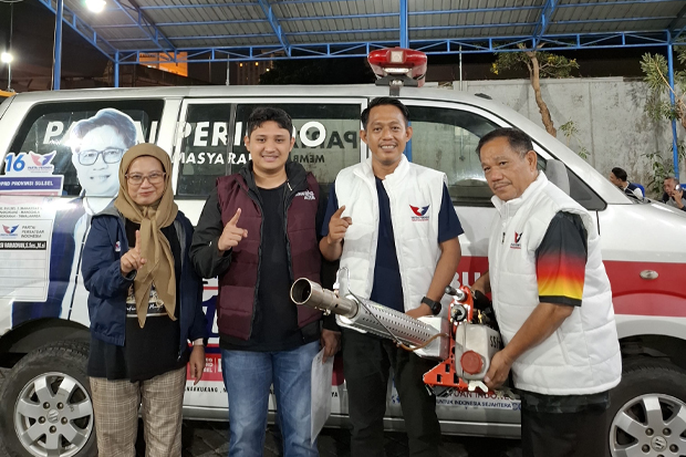 Serahkan Ambulans dan Fogging, Komitmen Perindo Makassar Menangkan MULIA di Pilwalkot