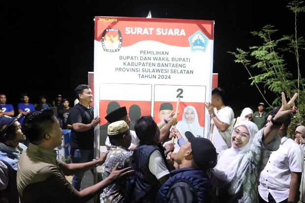 Kampanye di Bonto Langkasa, Ilham-Kanita Janjikan Ketersediaan Air Bersih