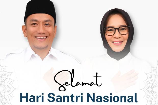 Ucapkan HSN, Ibas-Puspa Programkan Beasiswa Khusus Santri dalam Visi Misinya