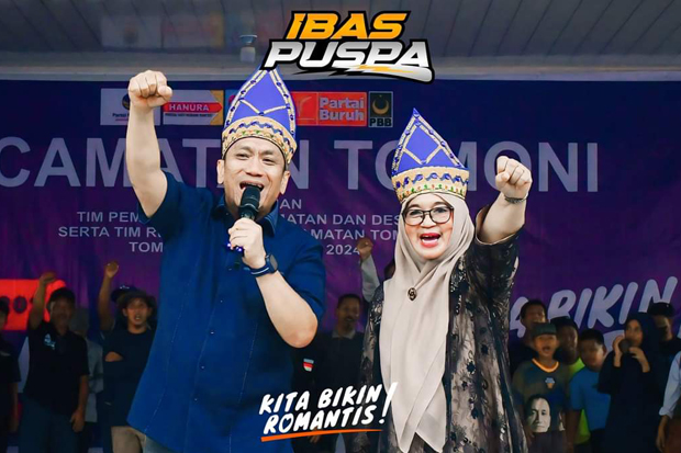 Unggul di Semua Survei dan Sisi Program, Ibas-Puspa Ajak Masyarakat Lutim Nobar Debat