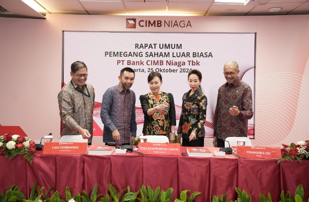 Tok! RUPSLB CIMB Niaga Angkat Novan Amirudin sebagai Komisaris