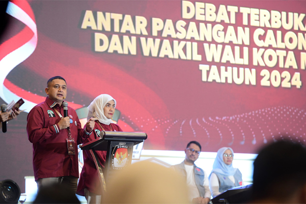 Appi-Aliyah Paparkan Program Unggulan Pukau Debat Perdana Pilwalkot Makassar