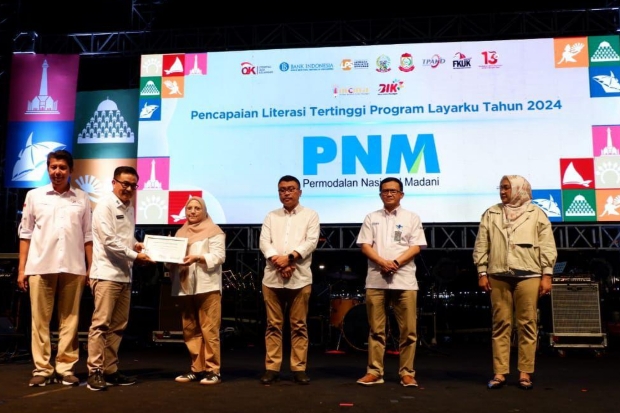 PNM Makassar Raih Penghargaan Literasi Tertinggi Program LAYARKU 2024