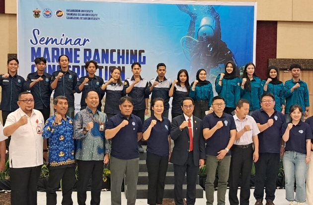 Gandeng Universitas Asal China, Unhas Gelar Seminar Marine Ranching Construction