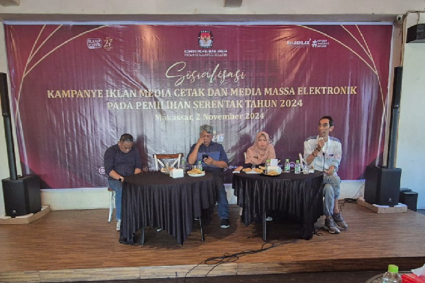 KPU Sulsel Ingatkan Iklan Kampanye Media di Dimulai 10 November