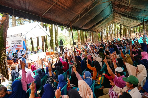 Ratusan Warga Bungaya Apresiasi Program Unggulan Hati Damai, Dinilai Paling Realistis