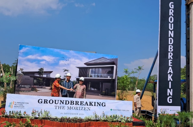 Kolaborasi Summarecon & Sumitomo Gelar Groundbreaking The Morizen Makassar