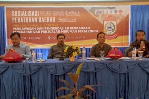 DPRD Makassar Sosialisasi Perda Pengawasan dan Pengendalian Minuman Beralkohol