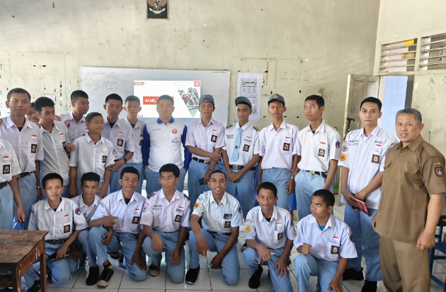 Siswa SMK Nasional Makassar Jadi Duta Safety Riding Astra Motor Sulsel