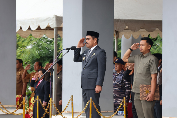 Pj. Bupati Pinrang Pimpin Upacara Peringatan HKN ke-60, Tegaskan Pentingnya Transformasi Kesehatan