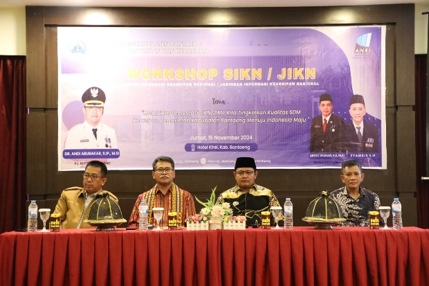 Pemkab Bantaeng Gelar Workshop Kearsipan Nasional