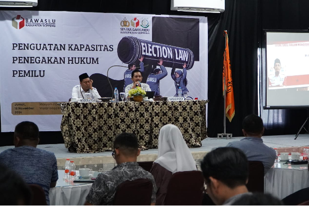 Bawaslu Soppeng Tingkatkan Kemampuan Analisis Hukum Pengawas Pilkada 2024